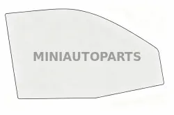 Labās puses durvju stikls JDM Albizia / Abaca
