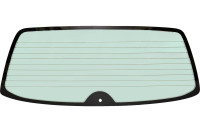 Zaļš aizmugurējais termiskais logs JDM XHEOS