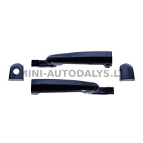 Aixam oglekļa izskata rokturu un vāciņu komplekts - 7ap112+7ap113+7ap114 x 2 gab. Minauto