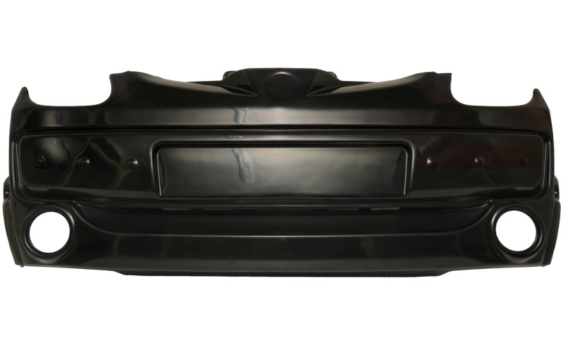 Aixam priekšējais bamperis ar miglas lukturu atverēm Minauto