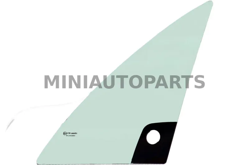 Kreisās puses spararata stikls /lm5/ - ar caurumu Grecav EKE / SONIQUE / LM4