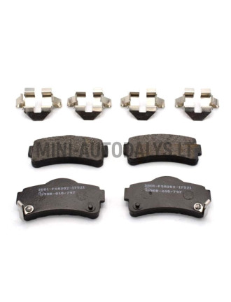 Priekšējo bremžu kluču komplekts Aixam / Chatenet / JDM / Bellier