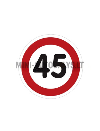 45 KM Uzlīme mopēdam (Ø 16cm)