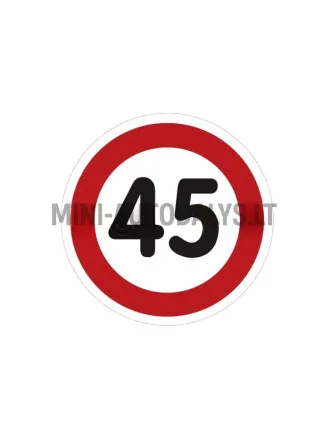 45 KM Uzlīme mopēdam (Ø 16cm)
