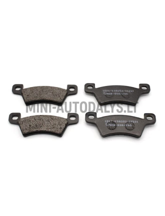 Aizmugurējo bremžu kluču komplekts Microcar MC1 / MC2