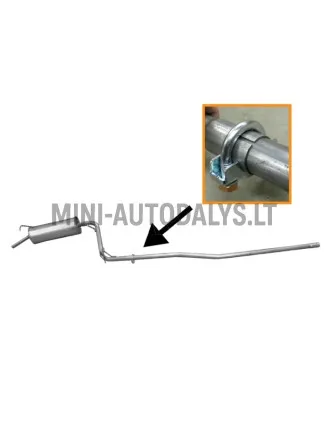Aizmugurējais trokšņa slāpētājs Microcar MC2 | Mini Auto Parts