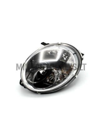 Kreisais priekšējais lukturis Microcar MGO 4 / MGO 5 / Dué 3 (melns)