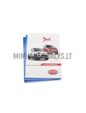 Instrukciju grāmata Microcar MGO 6 / Due 6 (holandiešu valodā)