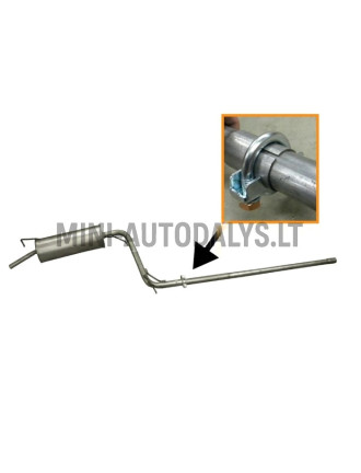 Aizmugurējais trokšņa slāpētājs Microcar MC1