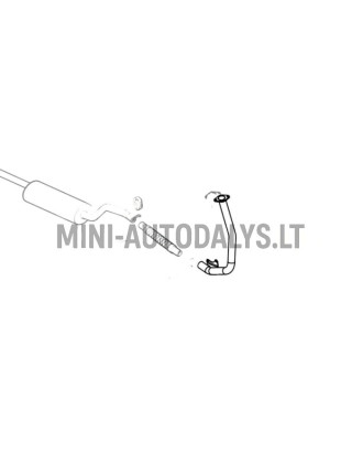 Priekšējā caurule Microcar MGO1 (Yanmar)