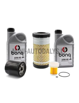 Filtru komplekts Aixam Kubota Z482 + 2 litri motoreļļas