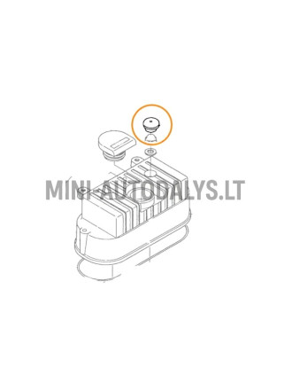 Aizsargvārsta vāka vāciņš Aixam Kubota Z402