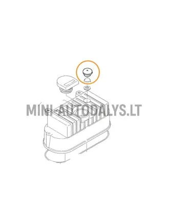 Aizsargvārsta vāka vāciņš Aixam Kubota Z402