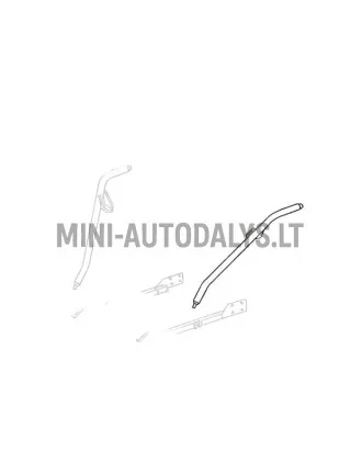 Priekšējā rāmja kreisās puses caurule Aixam MEGA 2