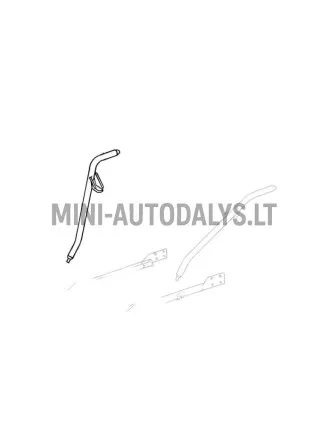 Pamatrāmis caurule priekšējā labā Aixam MEGA 2