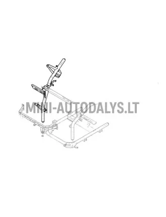 Priekšējā labā Ligier JS50 / JS50L Ph1 rāmja spārna caurule