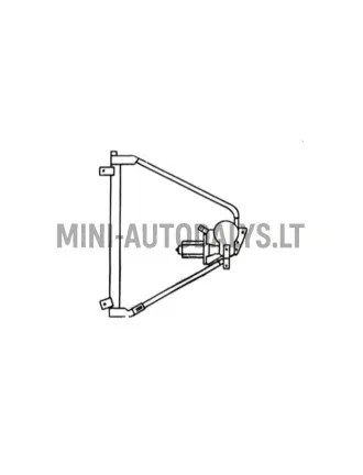 Elektriskais logu pacēlājs kreisajā pusē Aixam 1997-2004