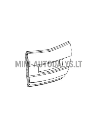 Aizmugurējo durvju ārējais panelis Aixam 2008-2010