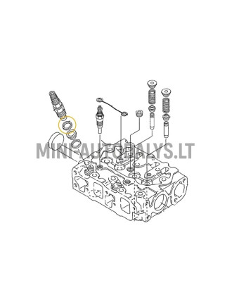 Inžektora blīve Yanmar