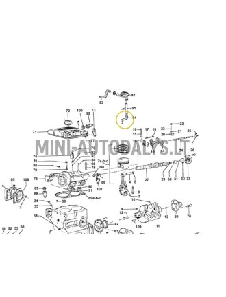 Kartera gaisa izvadīšanas šļūtene Lombardini 502 FOCS / Progress