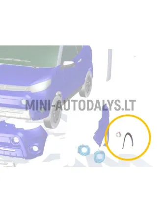 Sānu svārki priekšējais spārns labais Aixam Vision Crossline