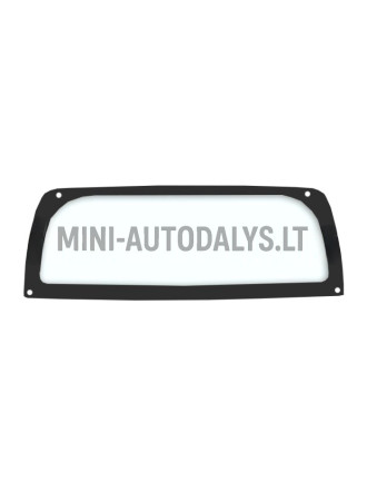 Aizmugurējais logs Aixam 1997-2004 (caurspīdīgs)