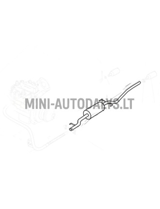 Aizmugurējais trokšņa slāpētājs Casalini M10