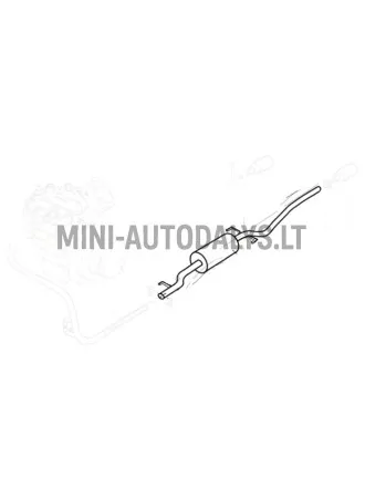 Aizmugurējais trokšņa slāpētājs Casalini M10