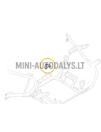 Aizmugurējais dzinēja stiprinājums Microcar MC1 / MC2 (Yanmar)