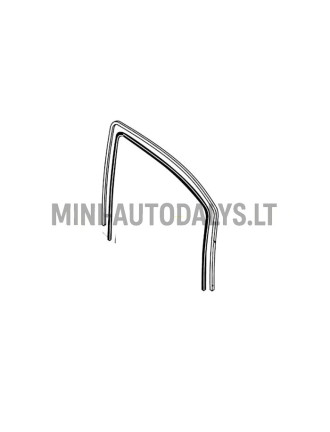 Logu blīvējums kreisajā pusē Microcar MC1 / MC2