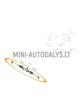 Stūres pastiprinātājs Ligier JS50 / JS50L Ph1