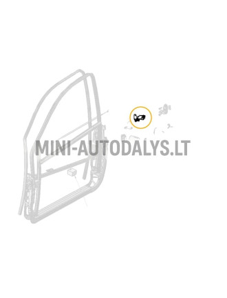 Ligier IXO kreisās puses ārējo durvju rokturis