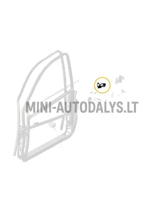 Ligier IXO kreisās puses ārējo durvju rokturis