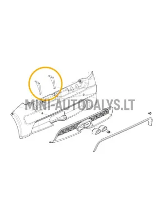 Aizmugurējā bufera atbalsts Ligier JS50 Ph1