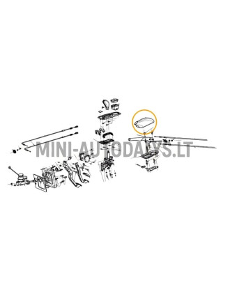 Pārnesumkārbas vāks Ligier JS50/JS50L