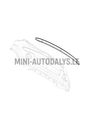 Aizdares hromēts aizmugurējais buferis Microcar Due