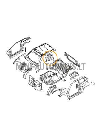 Labā aizmugurējā riteņa arka Ligier JS50 / JS50L Ph1