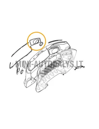 Aizsargrežģis labajā pusē miglas lukturiem Ligier JS50