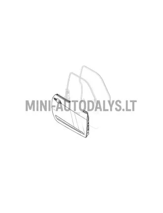 Labās puses durvju panelis Ligier JS50 / JS50L