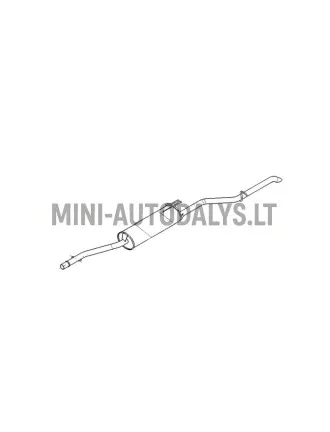 Izplūdes gala trokšņa slāpētājs Microcar / Ligier (Lombardini Progress)