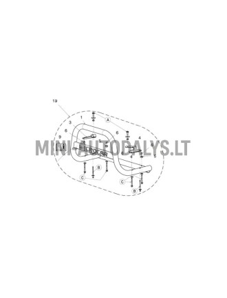 Priekšējā bufera komplekts Microcar MGO Highland X