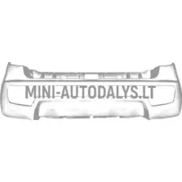 Aizmugurējais bamperis Ligier JS50/JS50L Ph2/Ph3