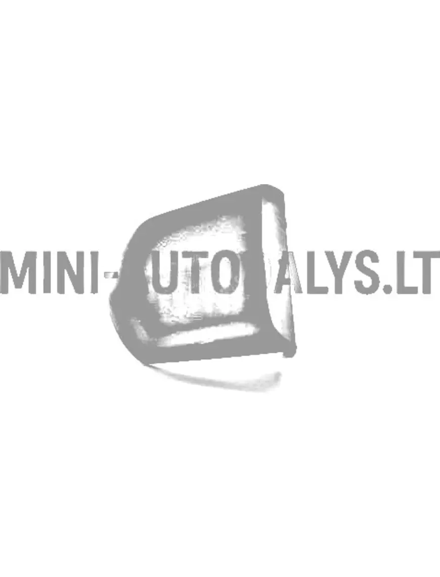 Leņķa labās puses durvju rokturis "Aixam" (melns)