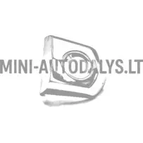 Kreisā durvju roktura stūris "Aixam" (hromēts)