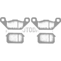 Aizmugurējo bremžu kluču komplekts Chatenet