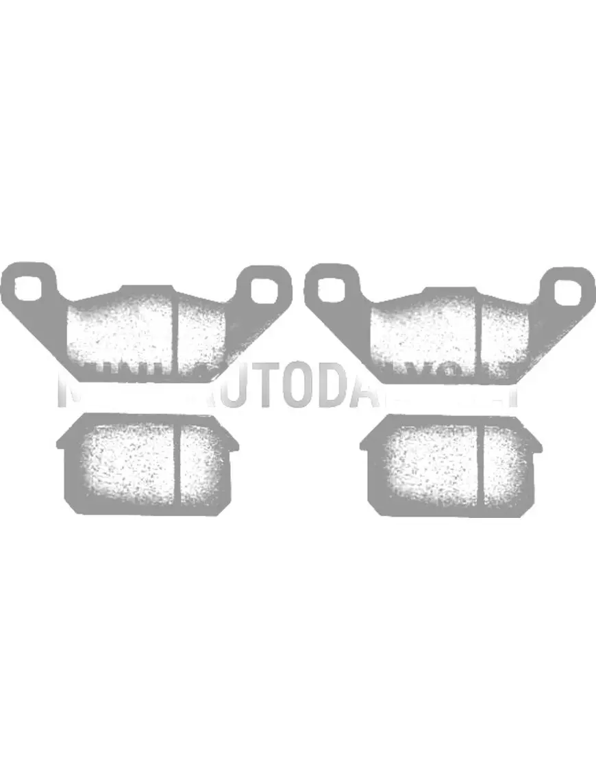 Aizmugurējo bremžu kluču komplekts Chatenet
