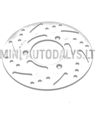 Aizmugurējais labais bremžu disks Microcar / Ligier (Ø 165 mm)