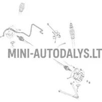 Priekšējā labā bremžu šļūtene Microcar / Ligier