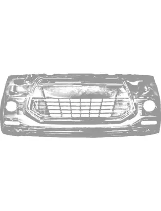 Priekšējā bufera reste Ligier JS50 Sport (melna)