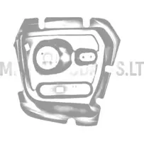 Priekšējā bufera labās puses miglas luktura stiprinājums Ligier JS50/JS50L Ph2/Ph3 Sport